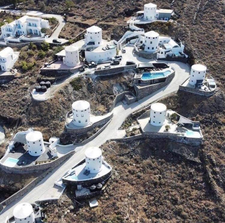 Anemos Windmill Villa Vourvoúlos Екстериор снимка